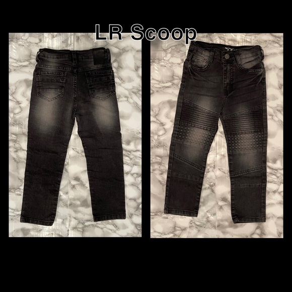 2 pairs of black jeans- size 5T - Picture 2 of 3